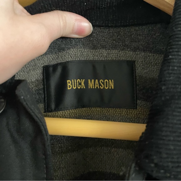 Buck Mason Jackets & Coats Buck Mason Black Dry Waxed Canvas